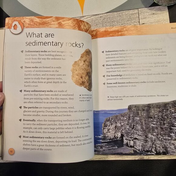 Rocks and Fossils Paperback book - Picture 5 of 6